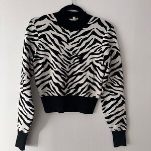 A.L.C zebra print sweater we size XS